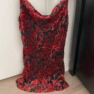 Princess Polly | Black and red dress | Size 6